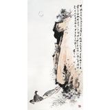 【已售】陳漫之四尺水墨人物《月夜赤壁》（詢價(jià)）