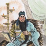 中國(guó)美術(shù)家協(xié)會(huì)會(huì)員 趙金鸰四尺《關(guān)帝圣君》（詢價(jià)）