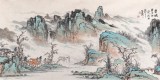 國家畫院寧全喜四尺《春曉》