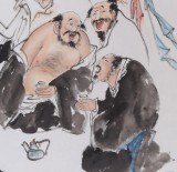 南海禪寺 妙林居士 四尺《佳人美酒詩思狂》(詢價)
