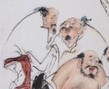南海禪寺 妙林居士 四尺《佳人美酒詩思狂》(詢價)