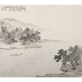 孔方 小尺寸《江棹歸村圖》（詢價）