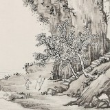 【已售】名家孔祥前小尺寸《宋人筆意之溪山歸隱》（詢價）