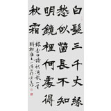 國家字庫雁翎體創(chuàng)始人 王永德 四尺《白發(fā)三千丈》