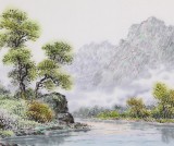 朝鮮名家蔡京華 四尺《故鄉的路》