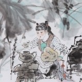 魏志平 四尺《妙玉觀荷》 河北省美協(xié)會(huì)員