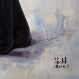 著名青年油畫家朱藝林 布面油畫 《青春少女》（詢價）
