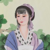 【已售】北京美協(xié)凌雪四尺《春風吹綠》