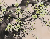 安徽美協(xié)何華賢 四尺斗方 梅花圖《俏也不爭春》