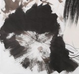李立辰四尺斗方《荷塘深處》河北著名仕女畫家（詢價(jià)）