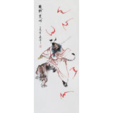 【已售】張春奇 三尺《鬼敢來呼》徐悲鴻紀念館藝術中心理事（詢價）