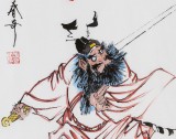 【已售】張春奇 三尺《鬼敢來呼》徐悲鴻紀(jì)念館藝術(shù)中心理事（詢價(jià)）