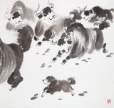 著名牦牛畫家 王文煜 四尺《志在千里》