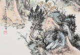 曹寶峪三尺《幽林山居》