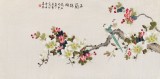 北京美協凌雪四尺《玉蘭鸚鵡》