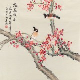 【已售】北京美協凌雪四尺斗方《梅花報春》