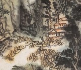 胡書文 三尺《溪山秋爽圖》中國書畫院創作院副院長（詢價）