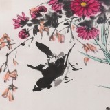 已故山野派繪畫大家鄒友蒸《秋色宜人》 1985年作