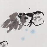 國家一級美術師王永剛 小尺寸指畫《金玉滿堂》(詢價)