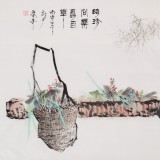 北京美協張春奇 四尺《時珍問藥尋百草》（詢價）