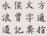 中書協會員閆長河 四尺書法《沁園春 長沙》