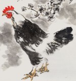 王向陽 四尺斗方《雪中情》中國美術(shù)家協(xié)會會員（詢價）