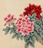 【已售】北京美協凌雪四尺《富貴和平》