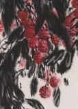 已故山野派繪畫大家鄒友蒸《累累碩果》 2000年作