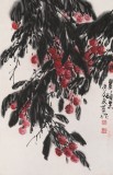 已故山野派繪畫大家鄒友蒸《累累碩果》 2000年作