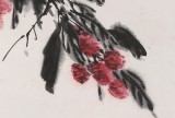已故山野派繪畫大家鄒友蒸《累累碩果》 2000年作