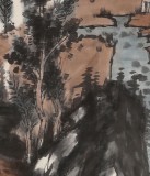 胡書文 四尺斗方精品《萬里乾坤千里目》中國書畫院創作院副院長（詢價）