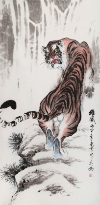 張春奇 四尺《雄風(fēng)》徐悲鴻紀(jì)念館藝術(shù)中心理事（詢價）