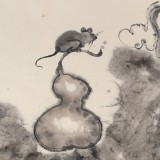 【已售】郭廷 四尺斗方《閑趣圖》 當(dāng)代獨(dú)具特色的水墨人物名家（詢價(jià)）