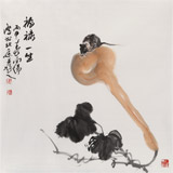 王向陽(yáng) 四尺斗方《福祿一生》中國(guó)美術(shù)家協(xié)會(huì)會(huì)員