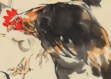 王向陽 四尺《恩愛一生》 當代著名畫家（詢價）