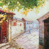郭麗巖 《寧靜的夏日》 布面油畫