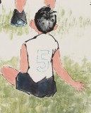 張春奇 四尺《誰的錯》徐悲鴻紀念館藝術中心理事