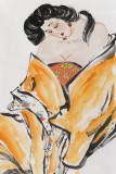 【已售】南海禪寺 妙林居士 四條屏《四美圖》
