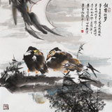 黃石子 四尺斗方《甜蜜的夢》 皖南書畫名家（詢價）