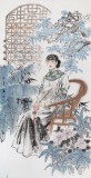 魏志平 四尺《滿院槐花香》 河北省美協會員