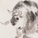 著名牦牛畫家 王文煜 四尺《前程遠大》