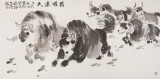 著名牦牛畫家 王文煜 四尺《前程遠大》