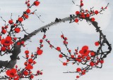 安徽美協何華賢 三尺《報春圖》