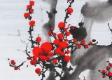 何華賢 三尺《報(bào)春圖》 潁淮書(shū)畫(huà)名家