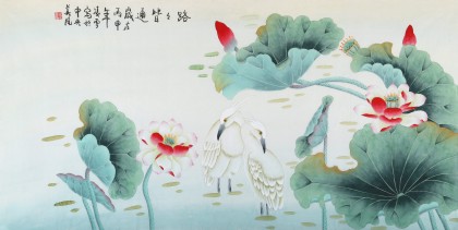 北京美協凌雪四尺《路路皆通》