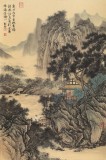 貴州七星關(guān)美協(xié)主席吳顯剛 大三尺《攜琴訪友圖》