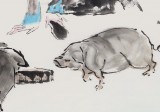 【已售】張春奇 四尺斗方《情思》徐悲鴻紀念館藝術中心理事