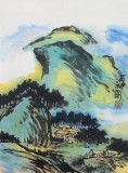 【已售】國家一級美術師王永剛 四條屏《墨痕心讀》(詢價)
