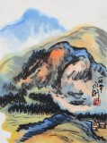 【已售】國家一級美術師王永剛 四條屏《墨痕心讀》(詢價)