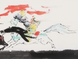 張春奇 四尺《滿江紅》徐悲鴻紀(jì)念館藝術(shù)中心理事（詢價）